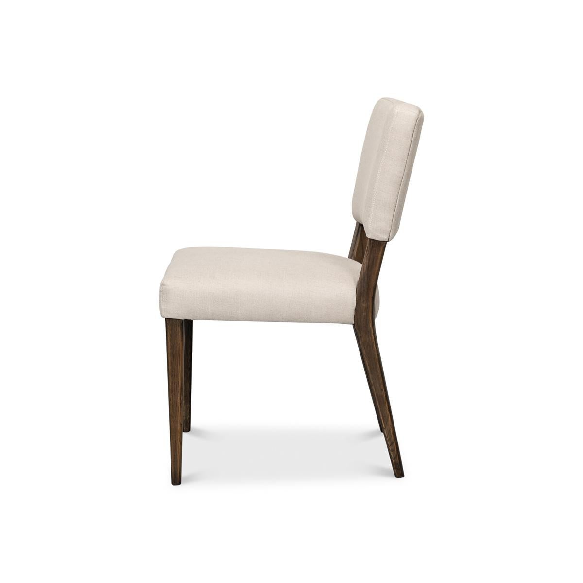 Asian Modern English Dining Chair For Sale