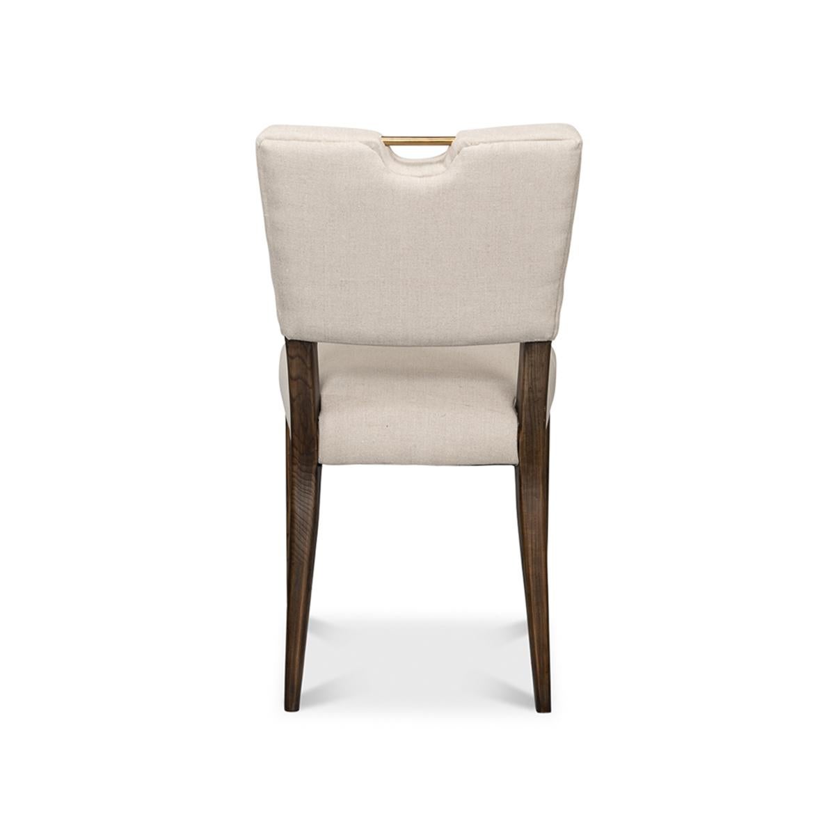 Modern English Dining Chair In New Condition For Sale In Westwood, NJ