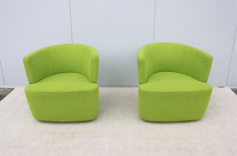 Modern EOOS for Coalesse Joel Green Swivel Lounge Chairs by Walter