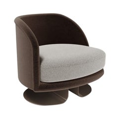 Modern Ergonomic Demitasse Armchair by Caffe Latte