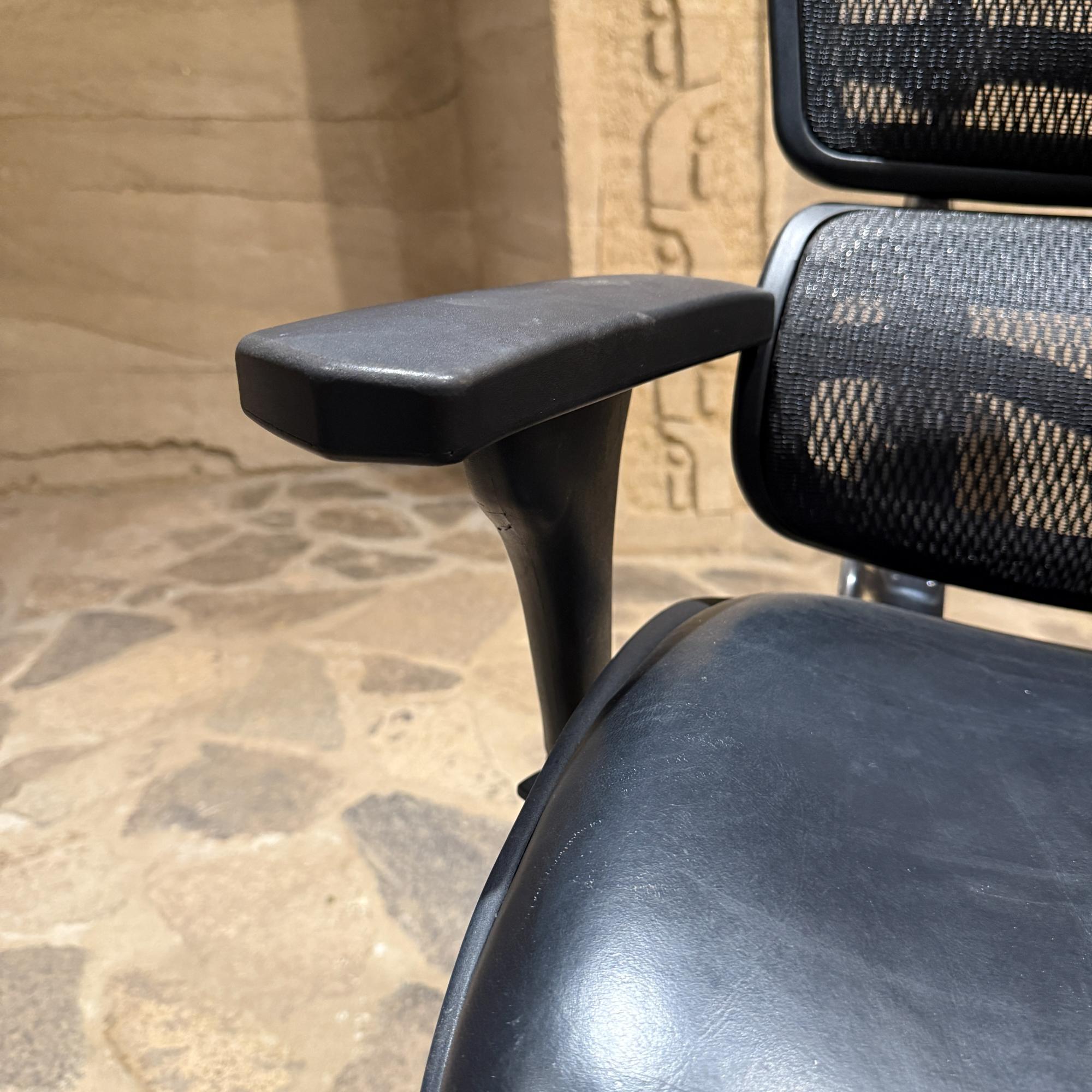 Moderner ergonomischer Leder-Bürostuhl Raynor Ergohuman Lem4erg im Angebot 3