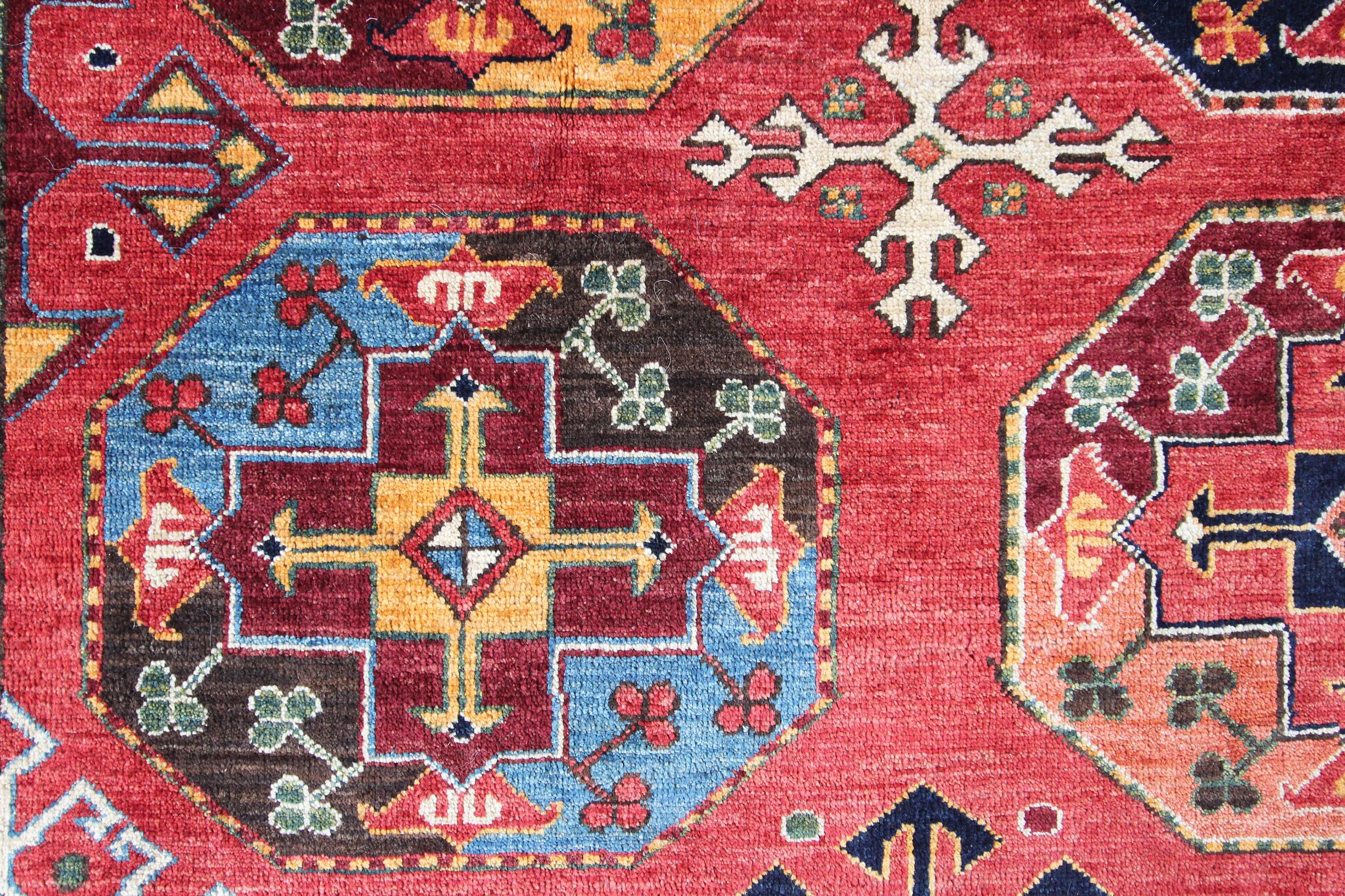 Modern Ersari Carpet, Afghanistan In New Condition For Sale In Crondall, Surrey