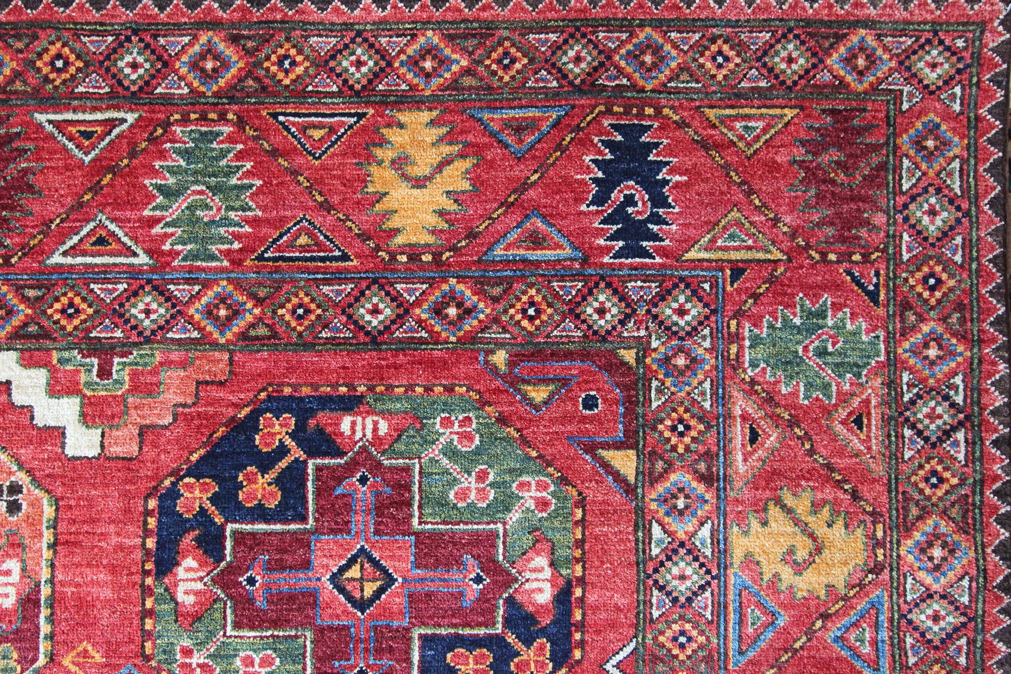Contemporary Modern Ersari Carpet, Afghanistan For Sale