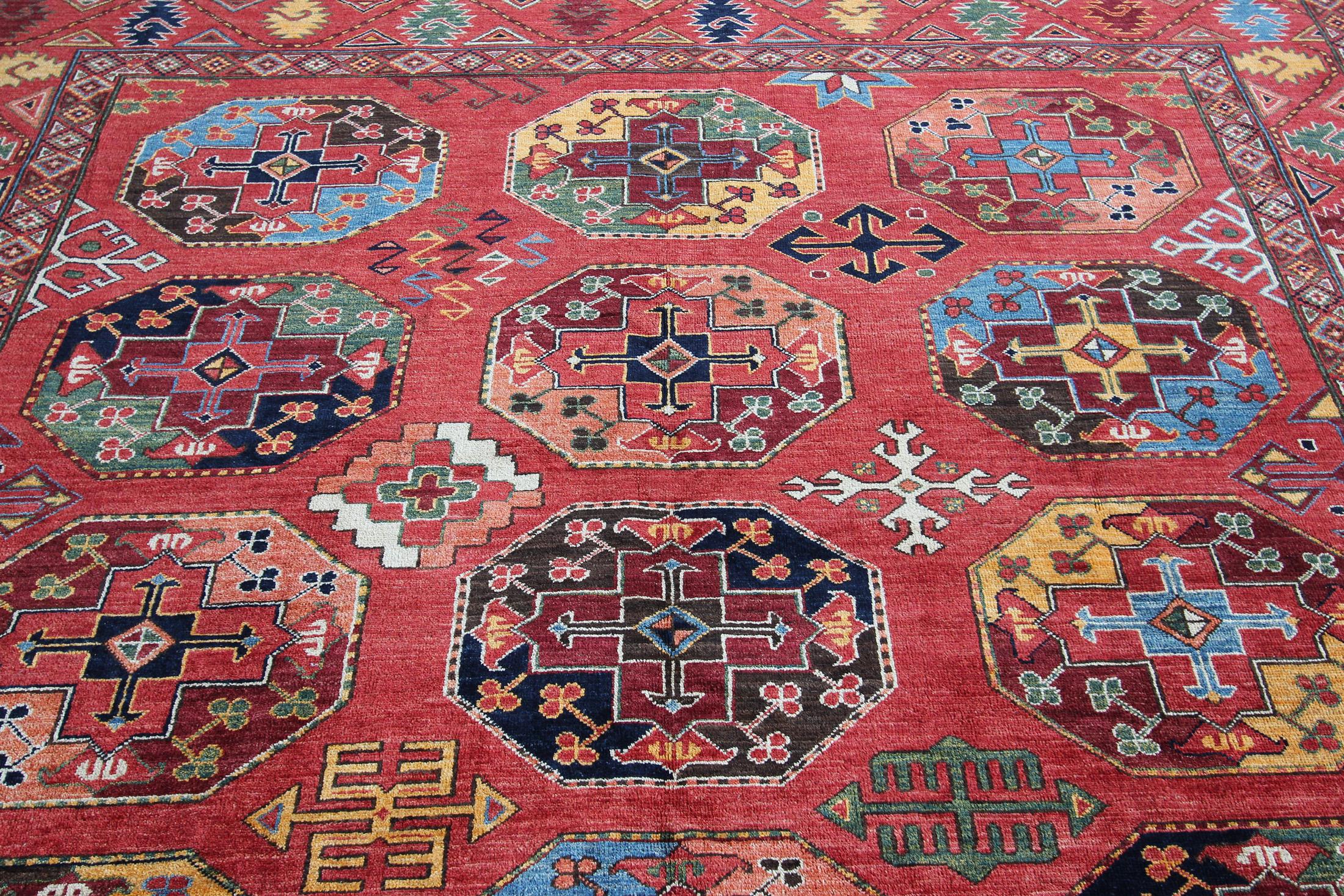 Wool Modern Ersari Carpet, Afghanistan For Sale