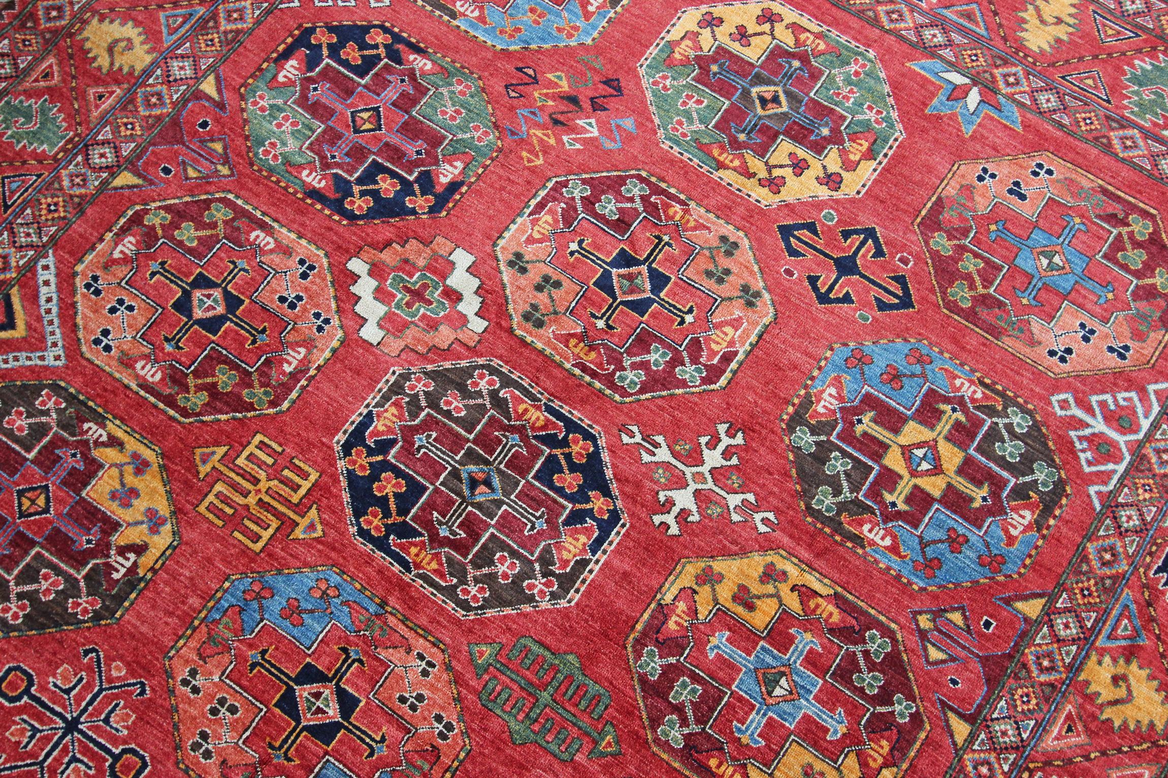 Modern Ersari Carpet, Afghanistan For Sale 1