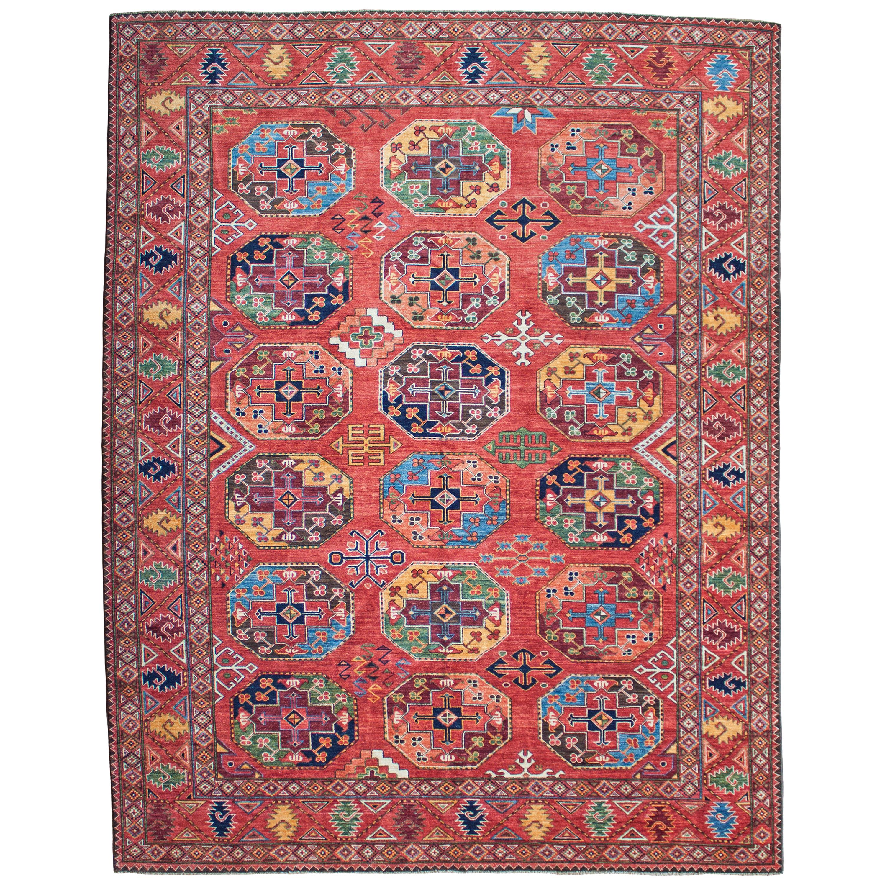 Modern Ersari Carpet, Afghanistan For Sale