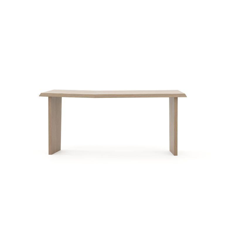 Hand-Crafted Modern Escarpa Desk made with natural oak mate, Handmade by Stylish Club For Sale