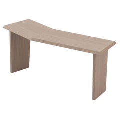 Modern Escarpa Desk made with natural oak mate, Handmade by Stylish Club