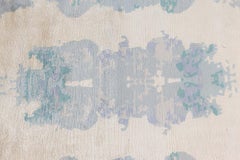 Tappeto moderno Eskayel Jangala Abstract Green Hemp by Doris Leslie Blau