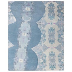 Tappeto moderno Eskayel Jangala Abstract Green Hemp by Doris Leslie Blau Tappeto moderno Eskayel Jangala Abstract Green Hemp by Doris Leslie Blau