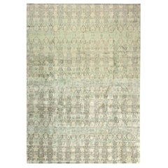 Modern Eskayel-Reflection Handmade Silk Rug for Doris Leslie Blau