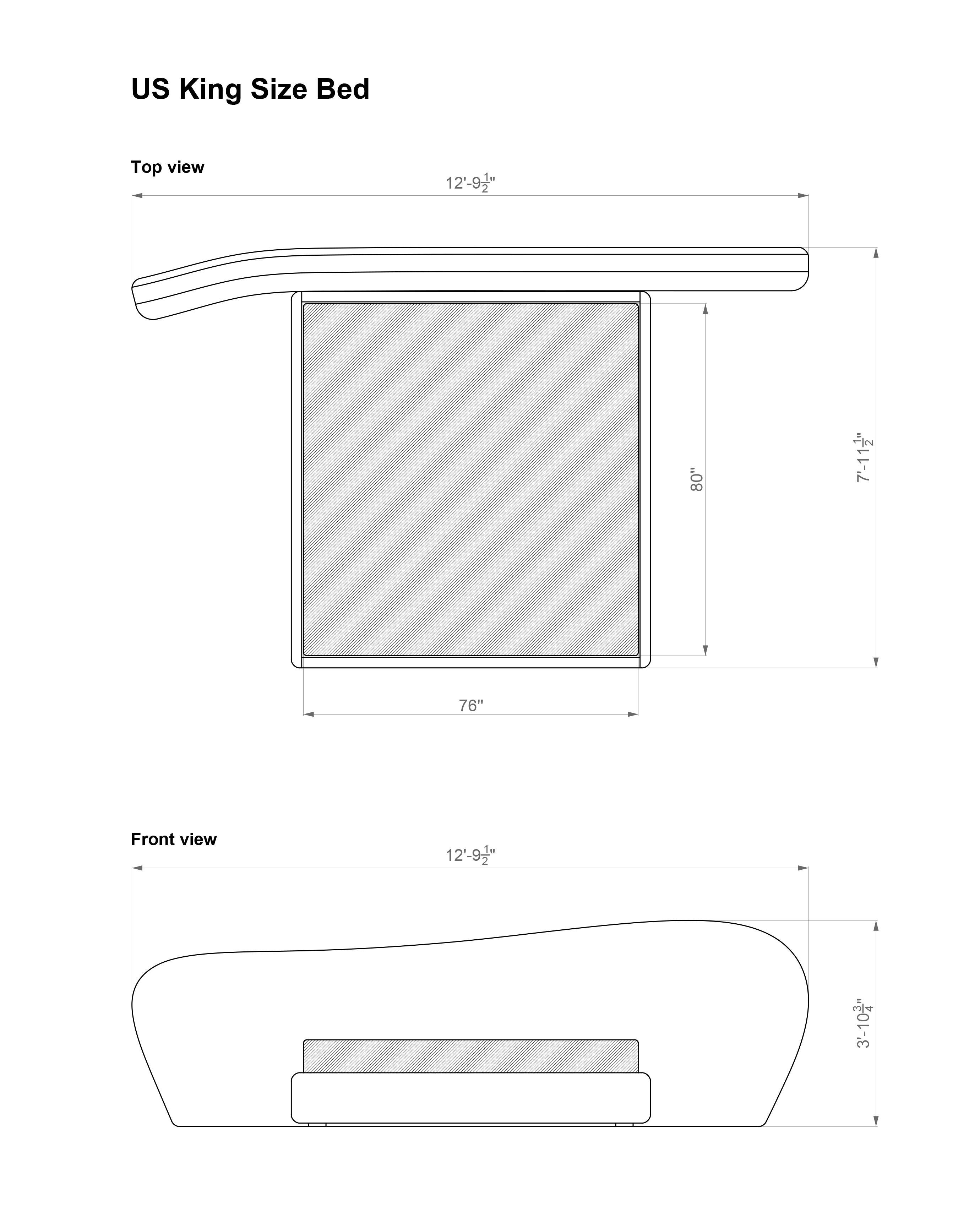 Letto moderno a mani libere in velluto di seta Dedar US King fatto a mano in Portogallo Greenapple in vendita 2