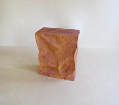 Modern, European, 21st Century, Side Table, Stool, Solid Wood, Sculptural