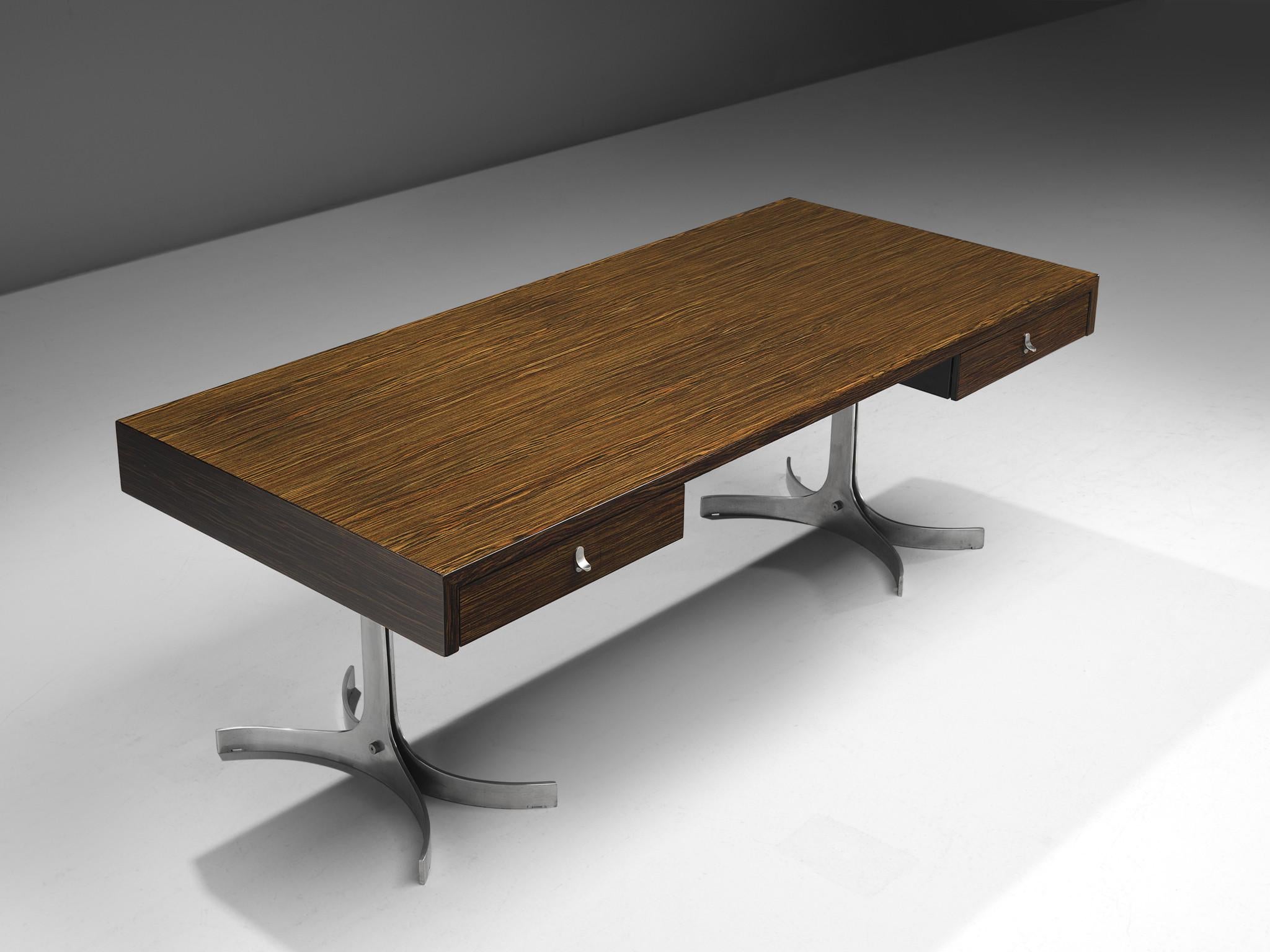 Mid-Century Modern Modern Executive Desk in Rosewood