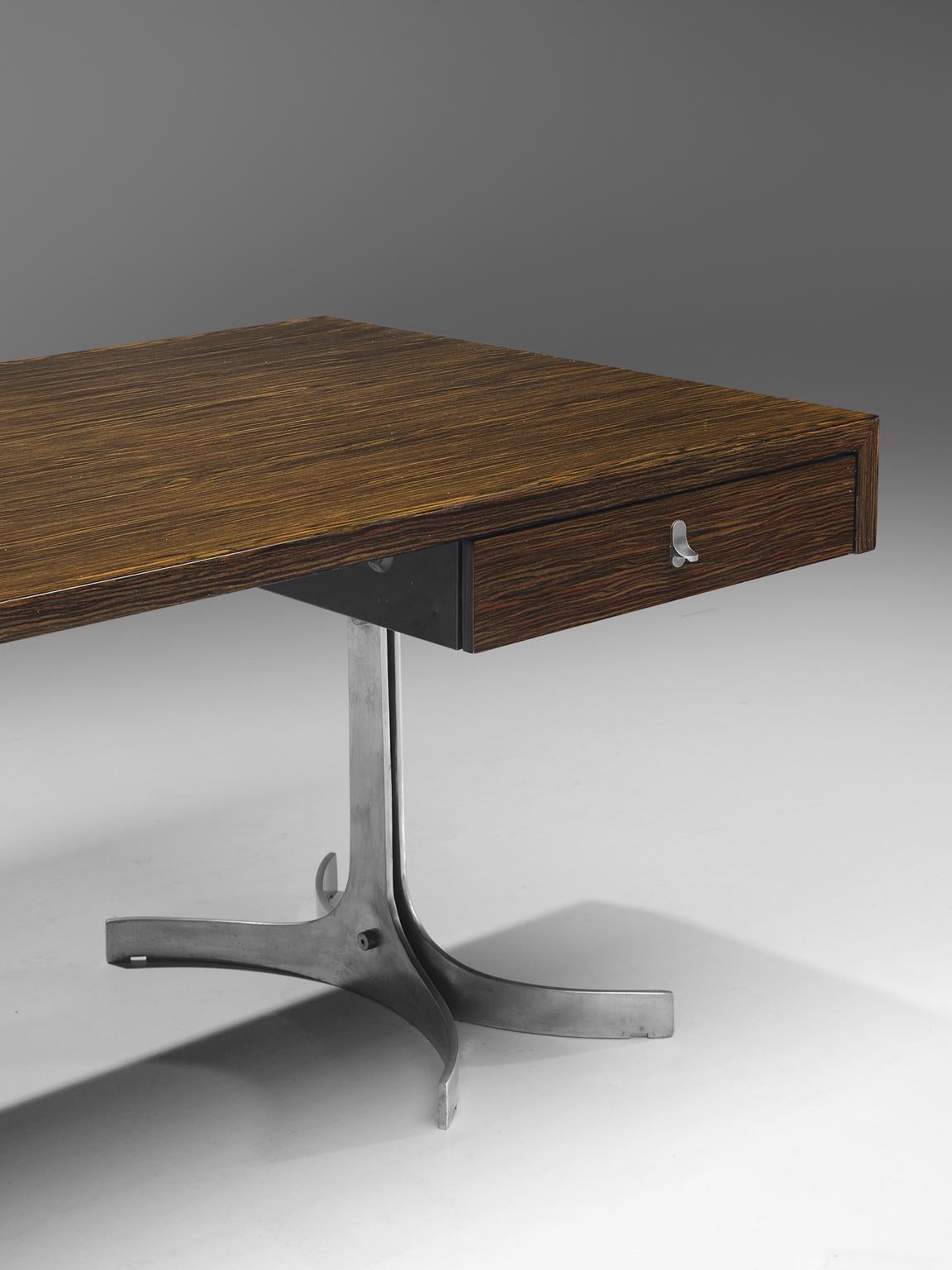Late 20th Century Modern Executive Desk in Rosewood