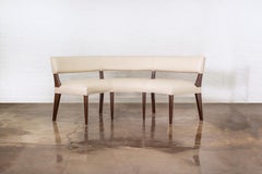 Modern Exotic Wood Booth Seating from Costantini, Bruno