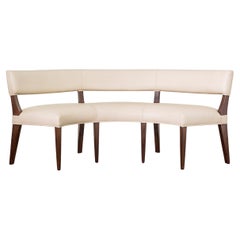 Modern Exotic Wood Booth Seating from Costantini, Bruno