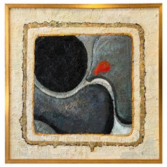 Modern Expressionist Abstract Mixed Media, Style of Yvonne Thomas