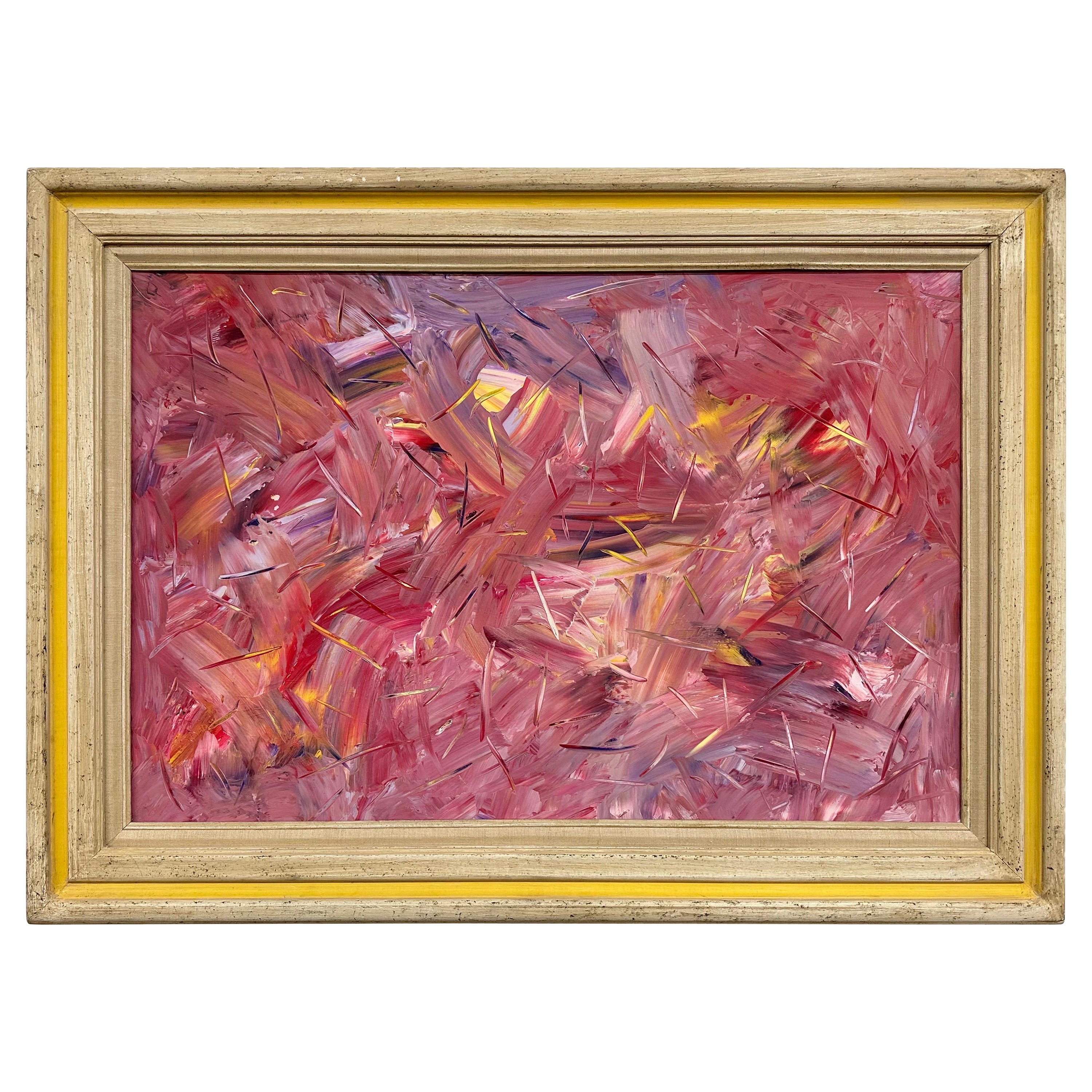 Peinture expressionniste moderne abstraite signée Mullin