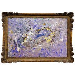 Peinture expressionniste moderne abstraite signée Mullin