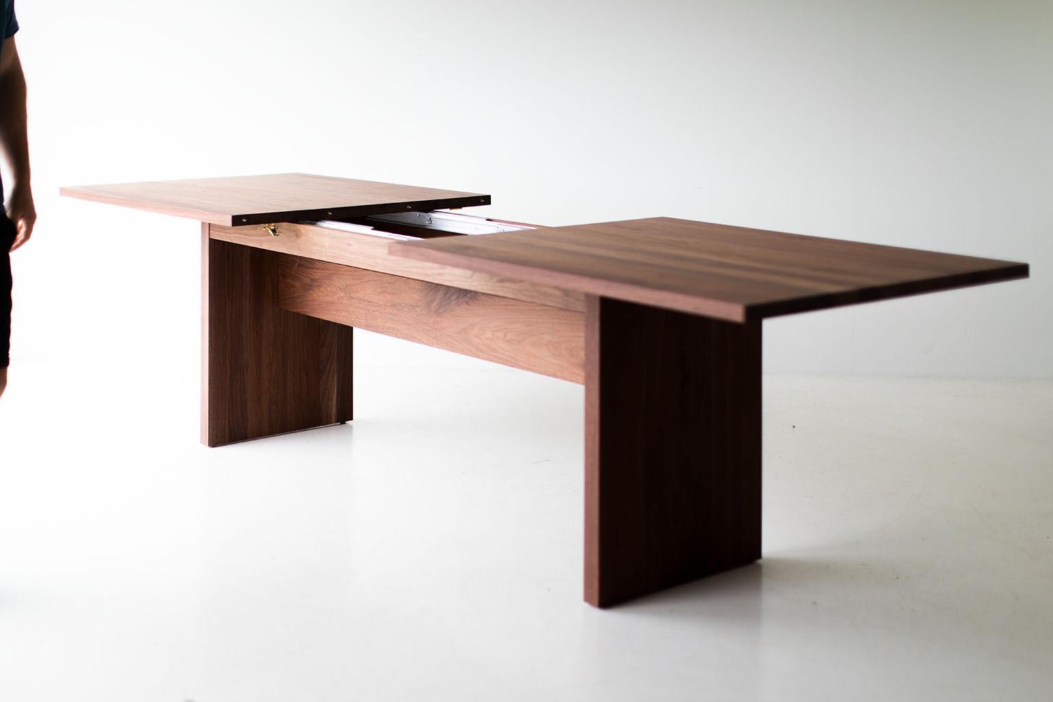 Table à manger à rallonge moderne et extensible en vente 4