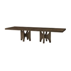 Modern Extending Dark Ash Dining Table