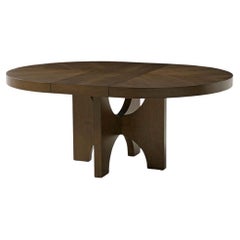 Modern Extending Dark Ash Dining Table