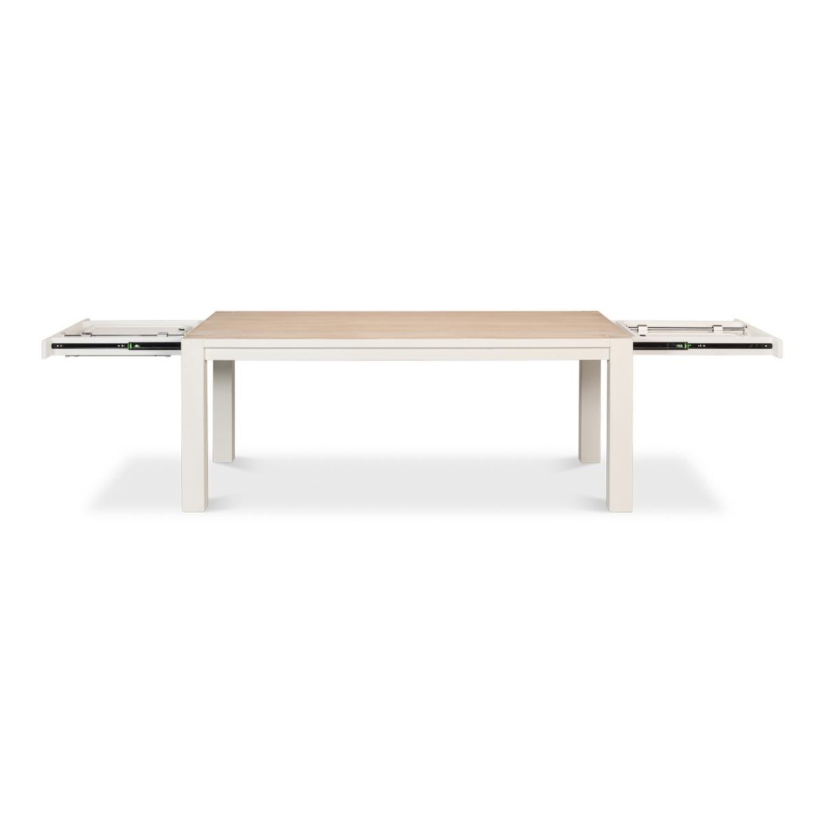 Modern Extension Dining Table In New Condition In Westwood, NJ