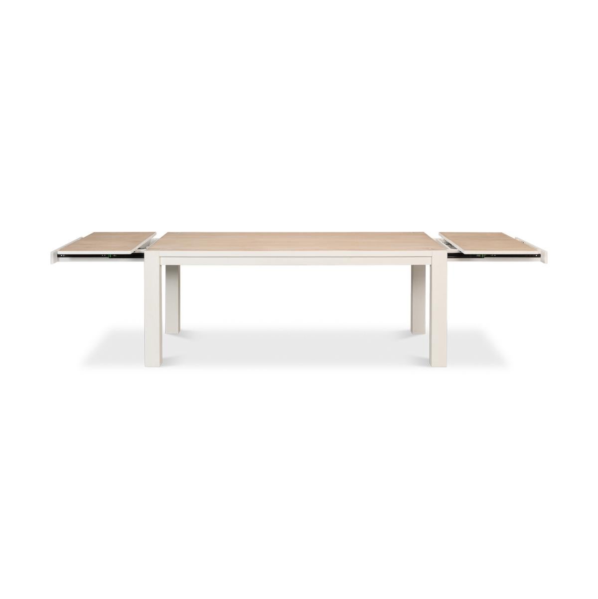 Contemporary Modern Extension Dining Table For Sale