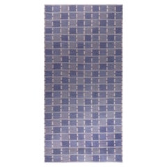 Modern Extra Large Swedish Geometric Flat Weave Wool Rug by Doris Leslie Blau
