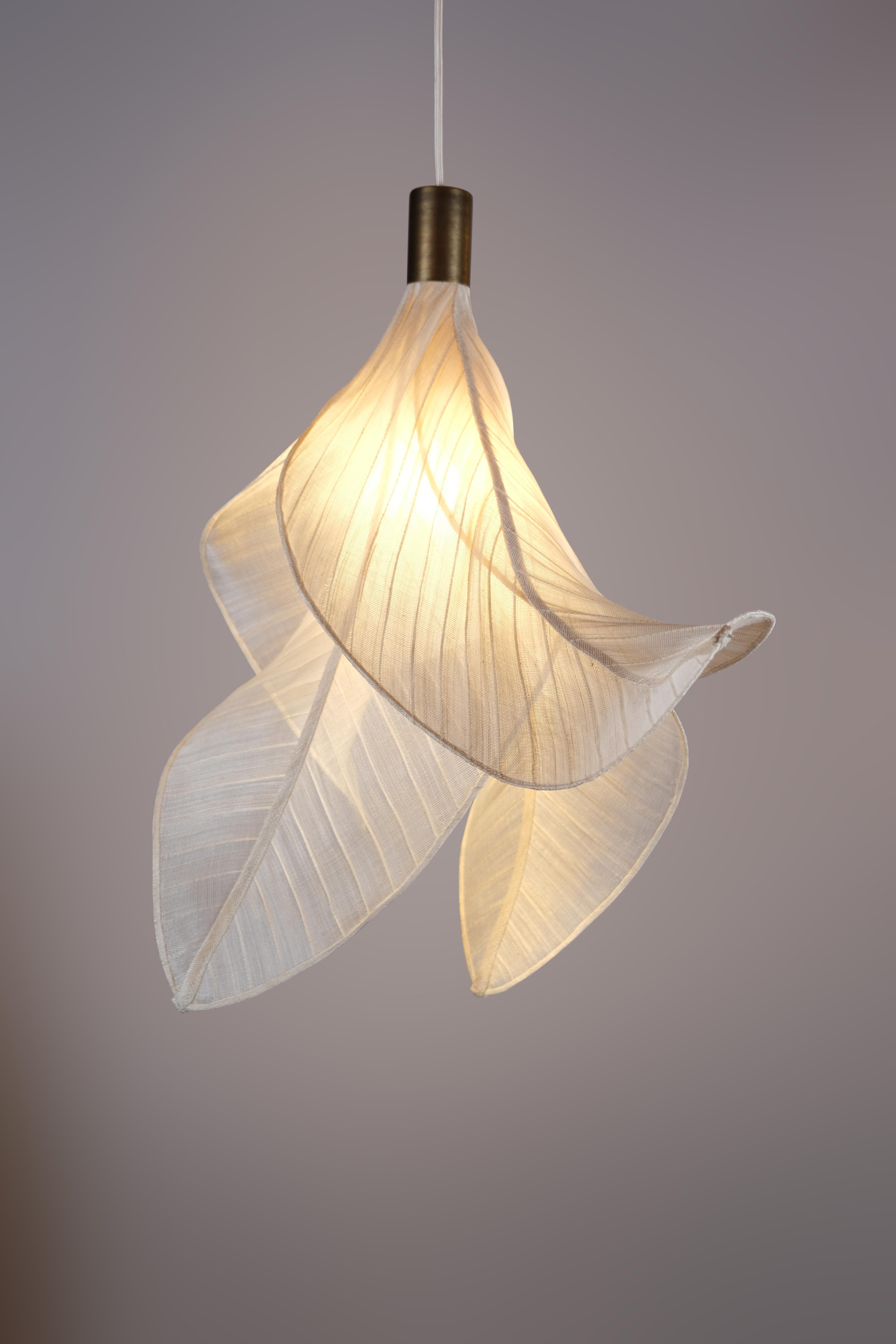Italian Modern Fabric Collectible Sculptural Pendant Light from Studio Mirei, Sirenetta For Sale