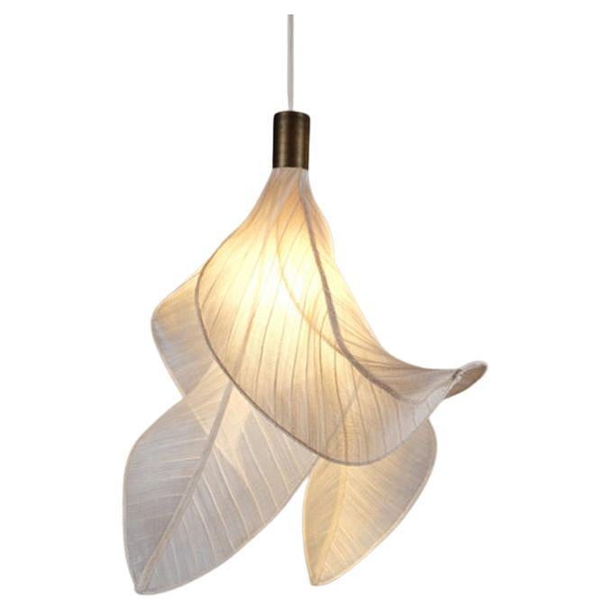 Modern Fabric Collectible Sculptural Pendant Light from Studio Mirei, Sirenetta