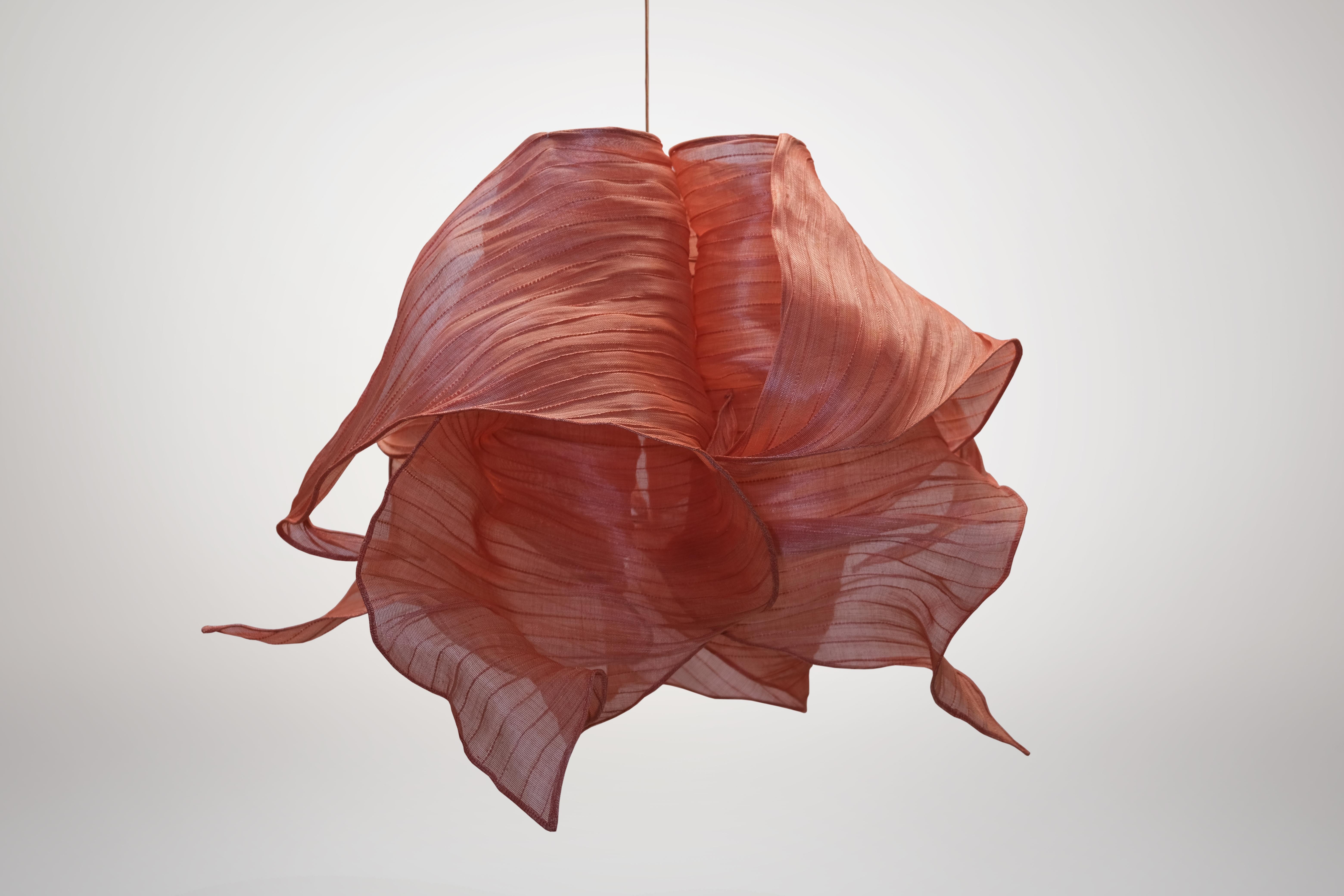 Modern Fabric Pendant Plain Light Nebula from Studio Mirei, in Stock 5