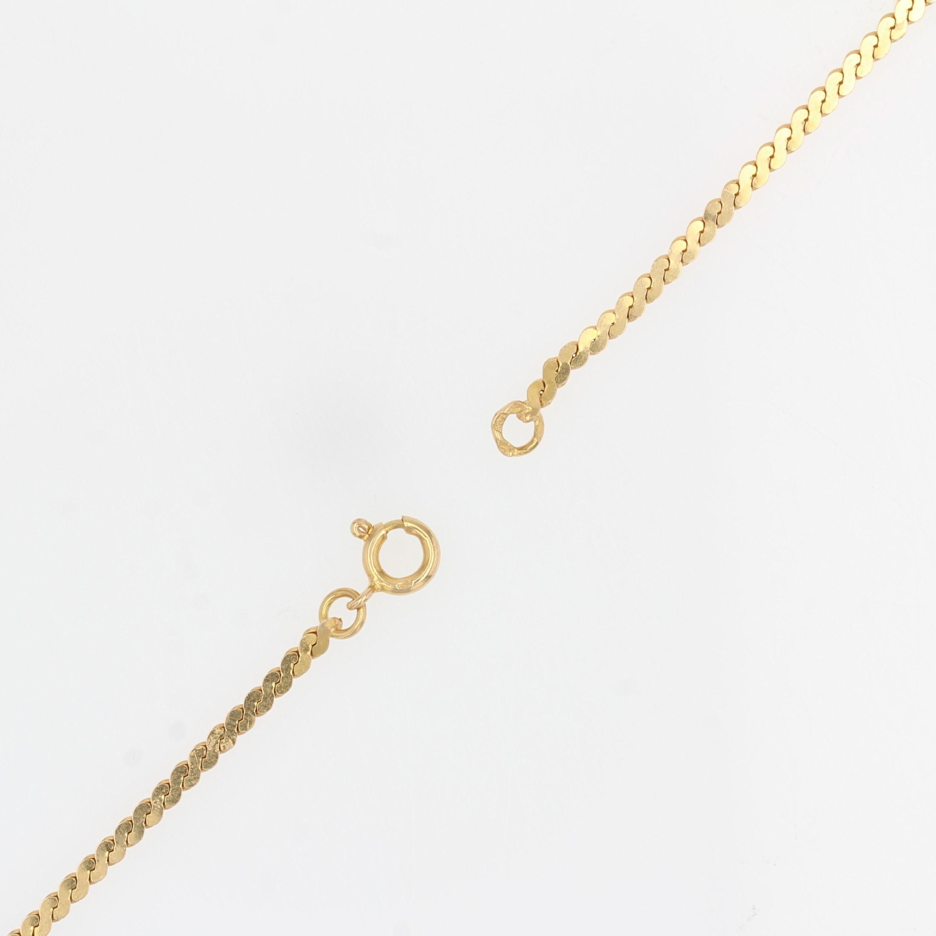 Moderne Fancy Mesh-Kette aus 18 Karat Gelbgold 7