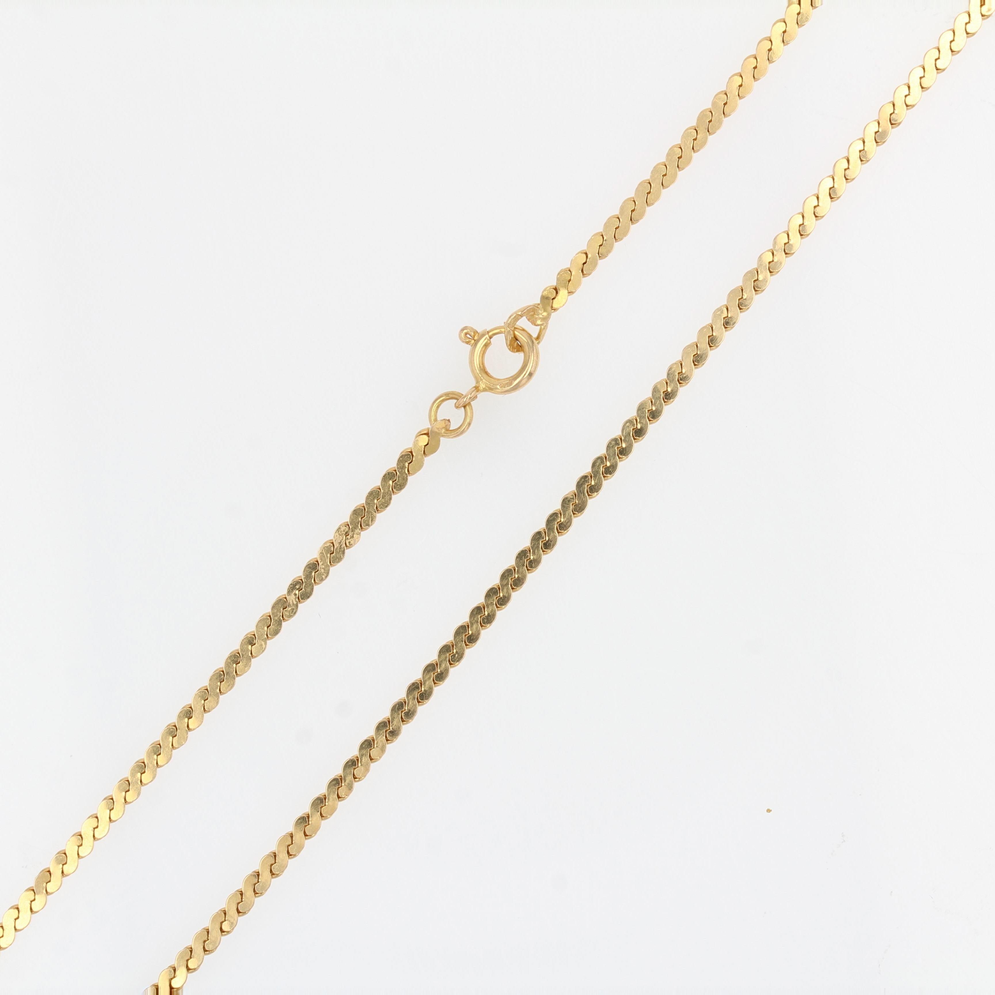 Moderne Fancy Mesh-Kette aus 18 Karat Gelbgold 4