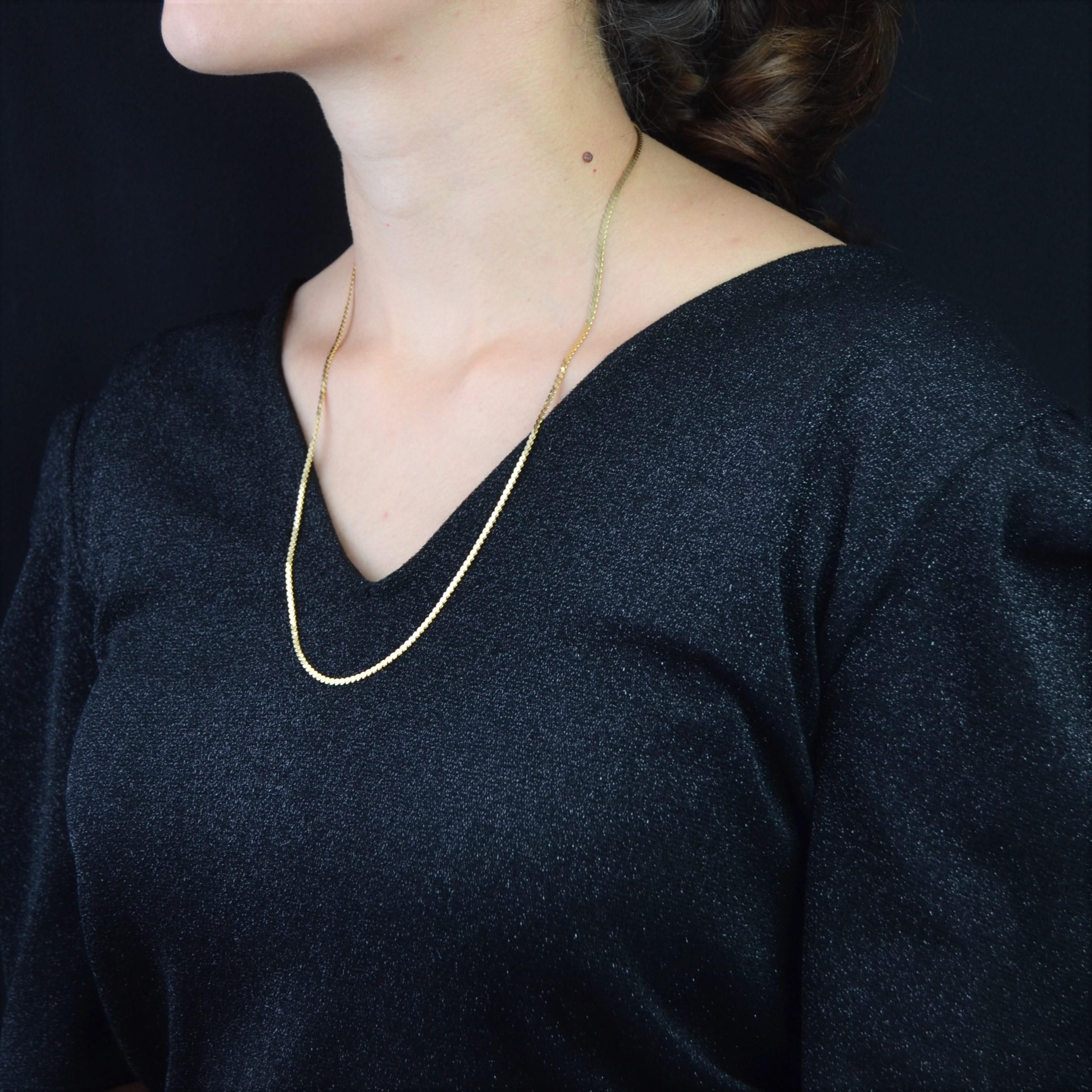 Moderne Fancy Mesh-Kette aus 18 Karat Gelbgold 5