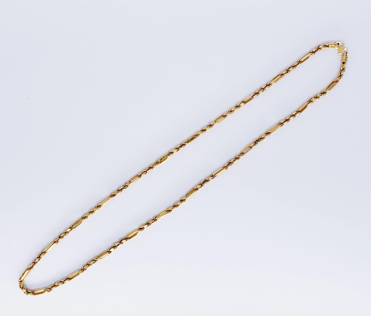 22k solid gold cuban link chain
