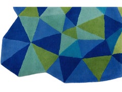 Modern Fantasia Custom Wool Rug with Asymmetrical Pattern By Apadana
