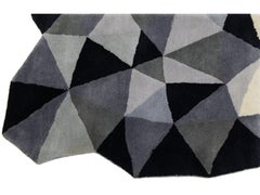 Modern Fantasia Custom Wool Rug with Asymmetrical Pattern By Apadana