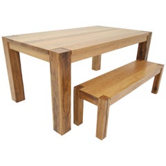 Modern Farm Dining Table by Goebel, Wood