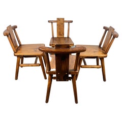 Modern Farmhouse, Cottage / Cabin Solid Wood Side Chairs by Sikes Chair Co