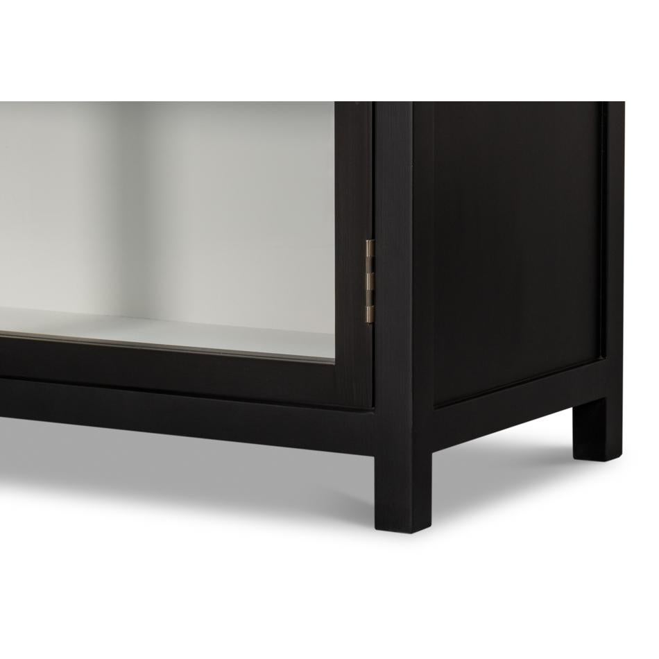 Modern Farmhouse Display Cabinet For Sale 3