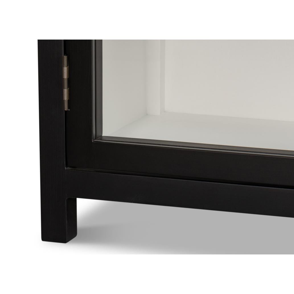 Modern Farmhouse Display Cabinet For Sale 1