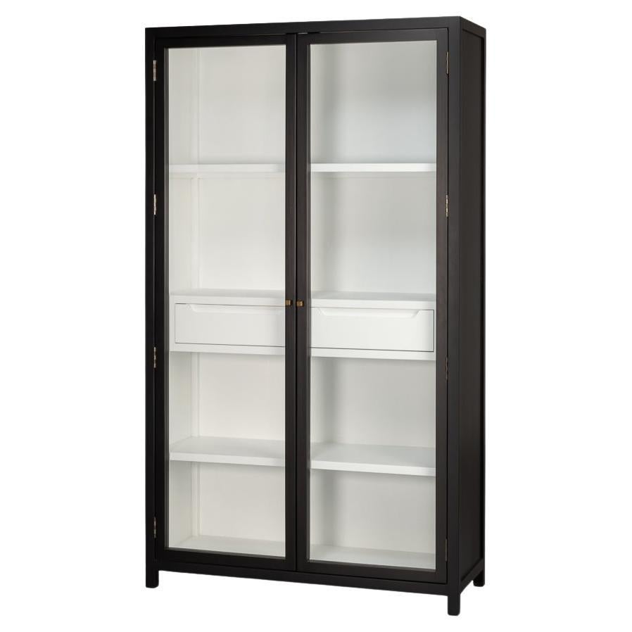 Modern Farmhouse Display Cabinet For Sale