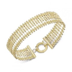 Moderne Moderne Mode Gold Manschettenarmband 14k für Sie