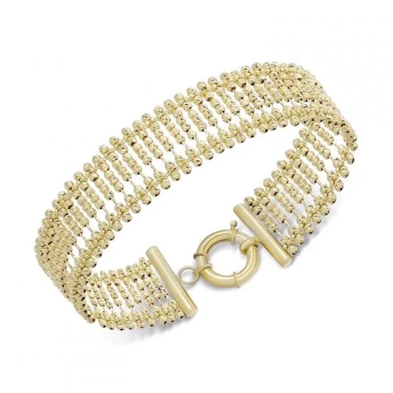 Moderne Moderne Mode Gold Manschettenarmband 14k für Sie Damen im Angebot