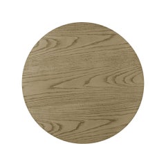 Modern Faux Bois Accent Table - Dune Finish