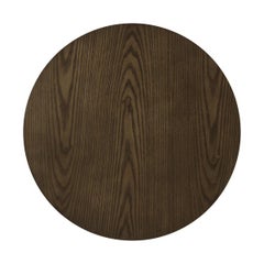 Modern Faux Bois Accent Table - Earth Finish