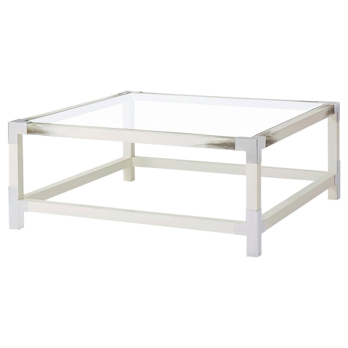 Modern Faux Horn Coffee Table For Sale