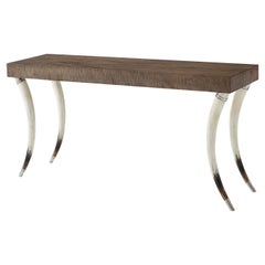 Table console moderne en fausse corne